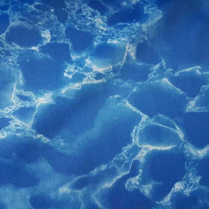 PUL Fabric, Laminate fabric PUL, Blue Ocean Water Effect | Fabric Design Treasures