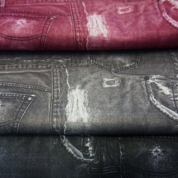 PUL Fabric, Printed Faded Jean | Fabric Design Treasures