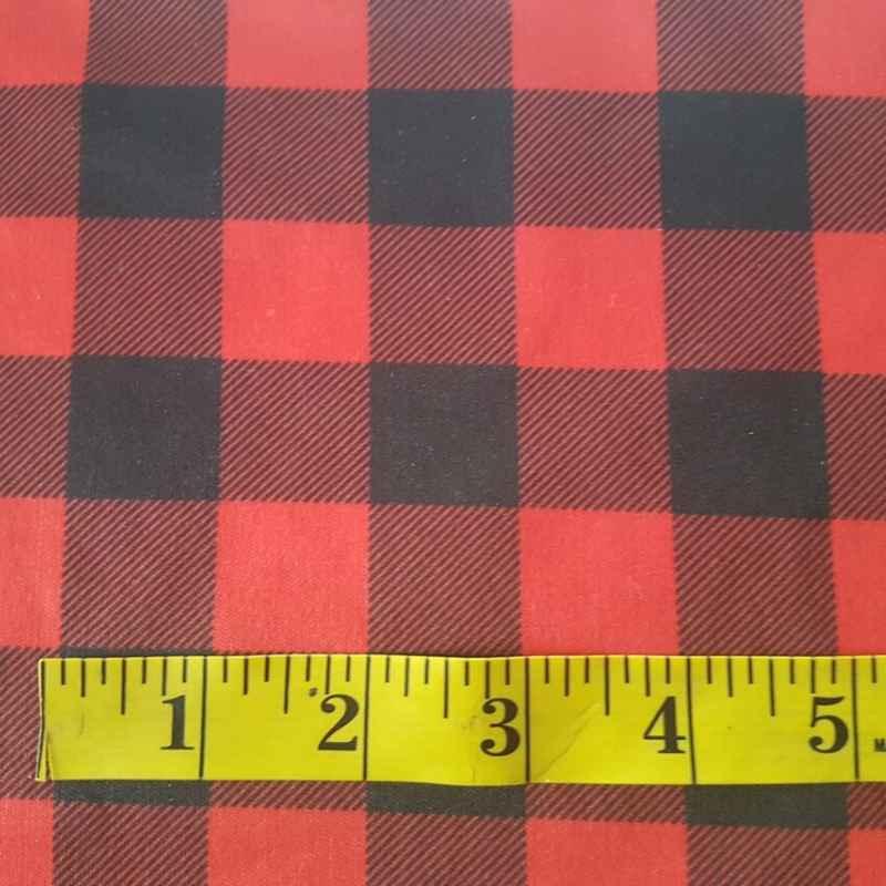 PUL Terry Sandwhich Fabric in Mini Buffalo Plaid | Fabric Design Treasures