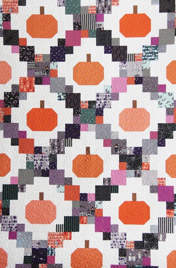Pumpkin Patches by Cluck Cluck Sew Quilt Kit | Fabric Design Treasures