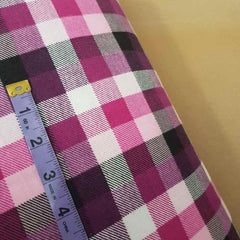 Purple Plaid Flannel, Pajama FLANNEL Fabric - Fabric Design Treasures