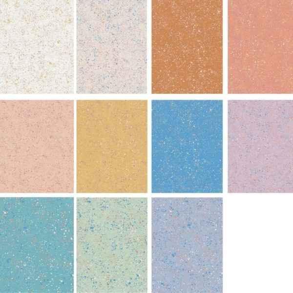 Rainbow Dust Quilting Cotton 11pc Flat Fat Stack - Granite | Fabric Design Treasures