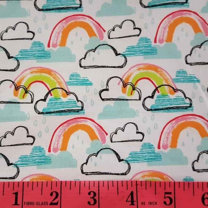 Rainbow Fabric Rainbow Jubliee,100% cotton fabric | Fabric Design Treasures