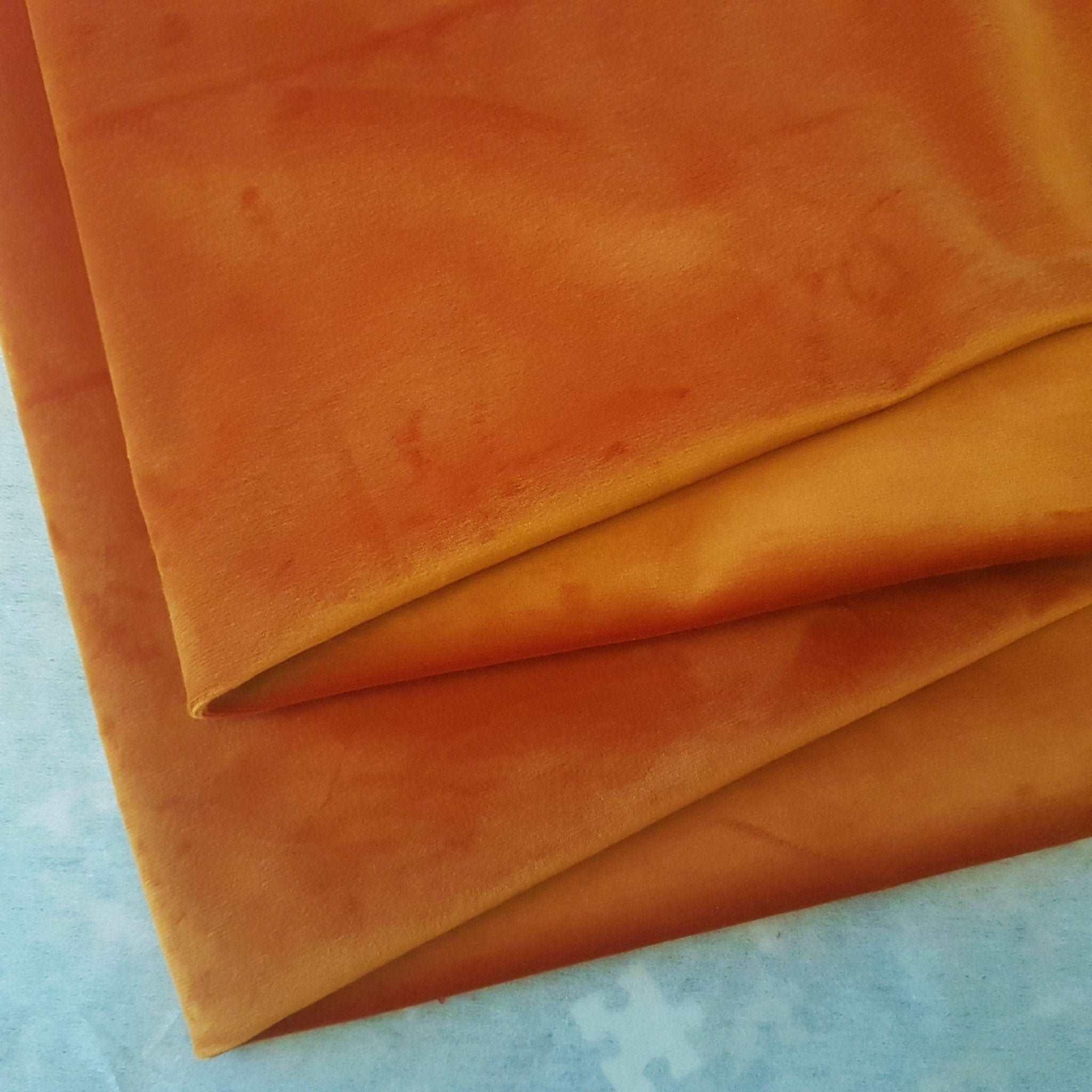 Solid Cinnamon Italian Velvet Deluxe | Fabric Design Treasures