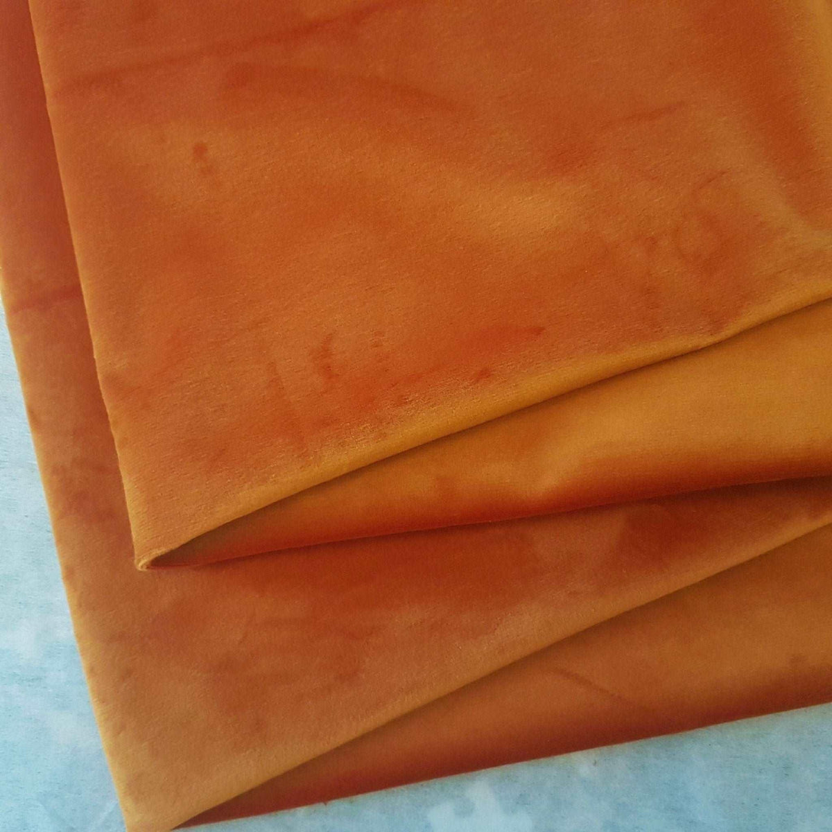 Solid Cinnamon Italian Velvet Deluxe | Fabric Design Treasures