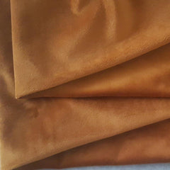Solid Golden Ochre Italian Velvet Deluxe | Fabric Design Treasures