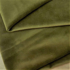 Solid Jungle Green Italian Velvet Deluxe | Fabric Design Treasures
