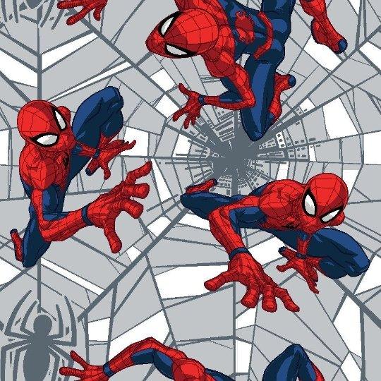 Spiderman Fabric, Marvel Spiderman Web Crawler | Fabric Design Treasures