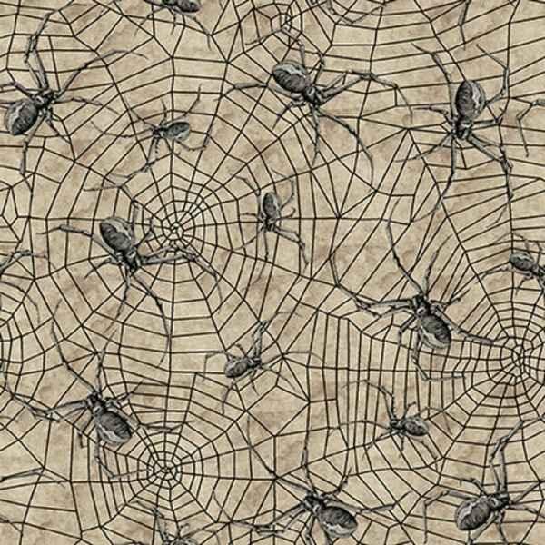 Spiderweb Fabric Spider Fabric Deja Boo Collection | Fabric Design Treasures