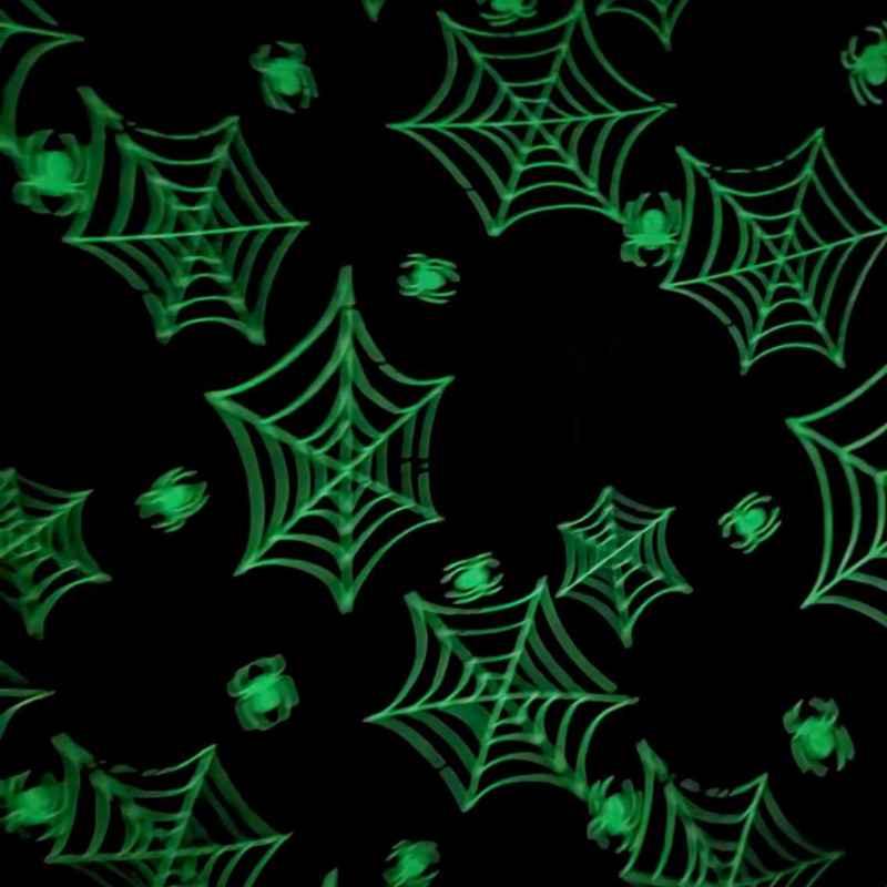 Spiderweb Glow in the Dark Fabric, Nights of Olde Salem | Fabric Design Treasures