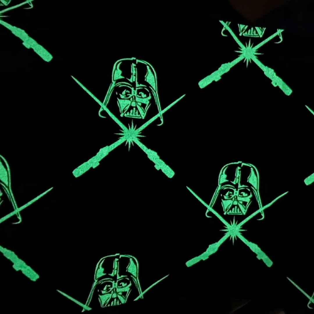 Star Wars Darth Vader Glow-in-the-Dark Fabric Yard Precut