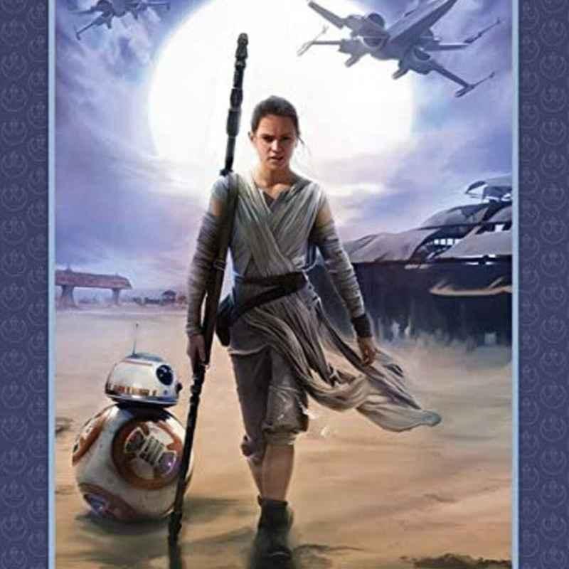 Star Wars Fabric The Force Awakens Quilt Panel 36" x 44" | Fabric Design Treasures