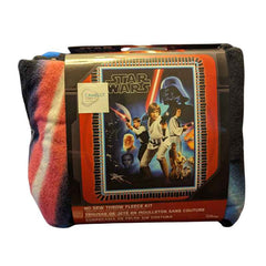 Star Wars No Sew Fleece Throw Kit, 48" x 60" | Fabric Design Treasures