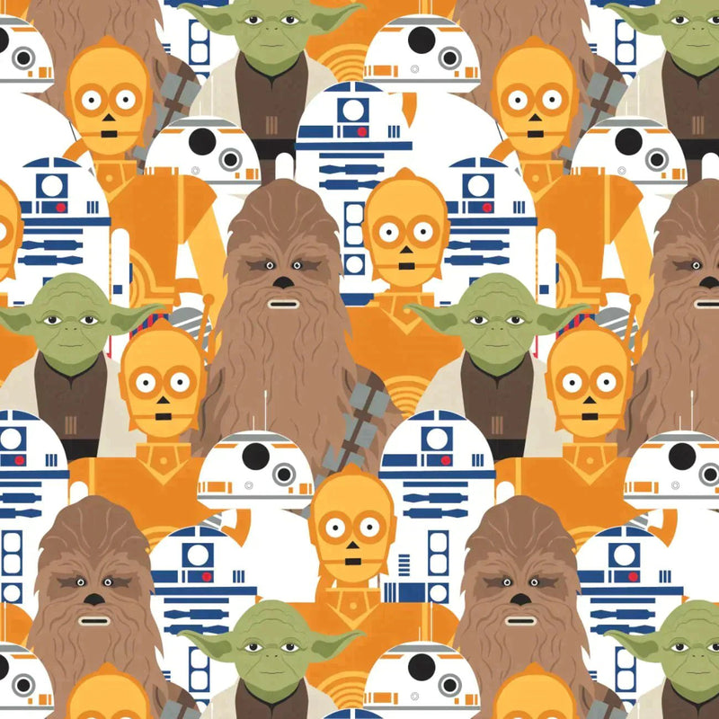 Star Wars Portrait Stacked Characters | Fabric Design Treasures