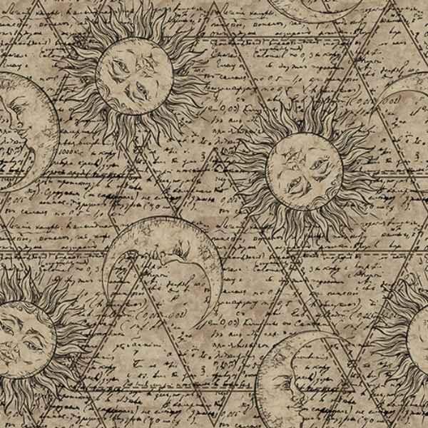 Sun and Moon Fabric Deja Boo Collection | Fabric Design Treasures