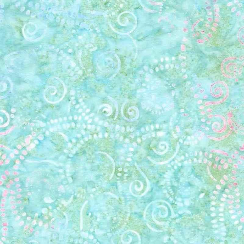 Surf B7909 in the Fantasy Collection, Batik Fabric | Fabric Design Treasures