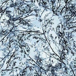Swaying Branches on Blue | Fabric Design Treasures