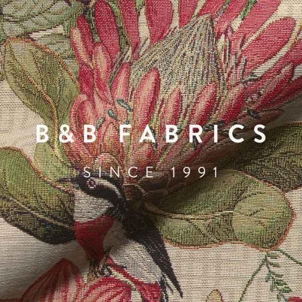 Tapestry Fabric FLORAL BOTANIC BIRD Gobelin Premium | Fabric Design Treasures