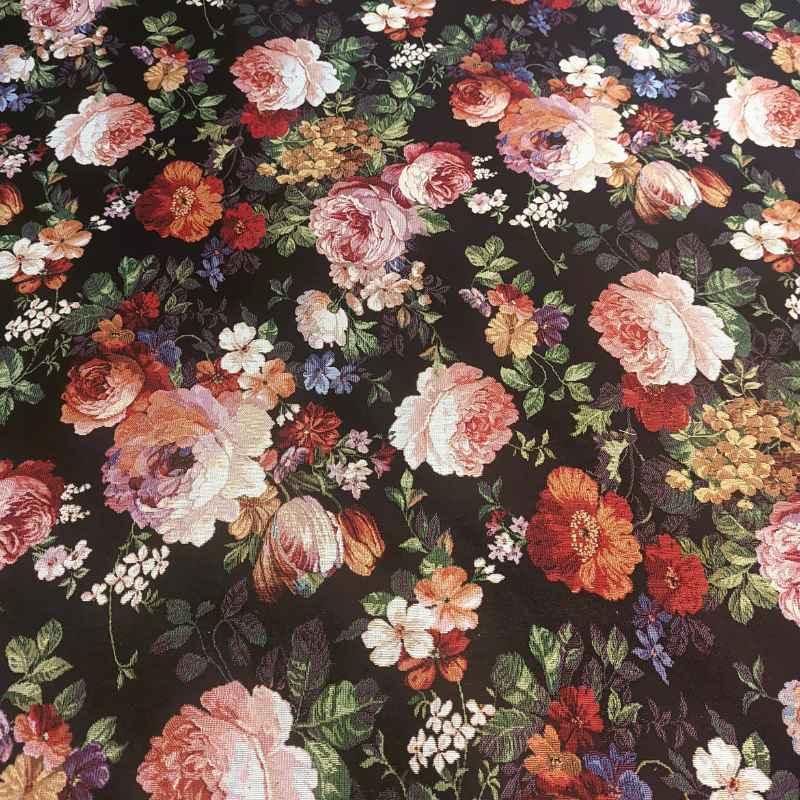 Tapestry Fabric FLORAL ELEGANCE Gobelin Premium | Fabric Design Treasures