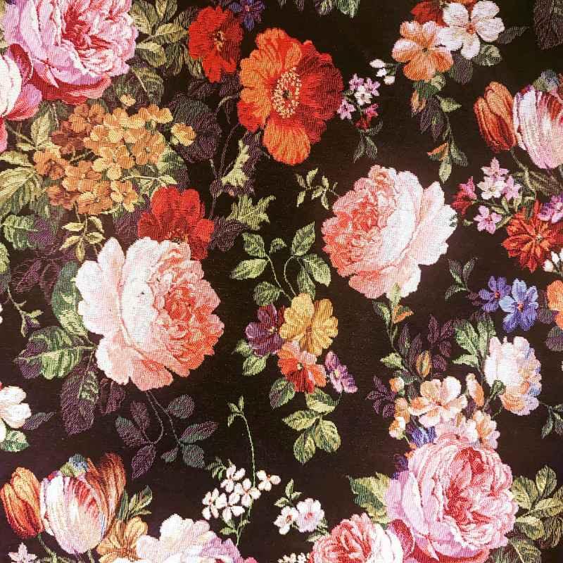 Tapestry Fabric FLORAL ELEGANCE Gobelin Premium | Fabric Design Treasures