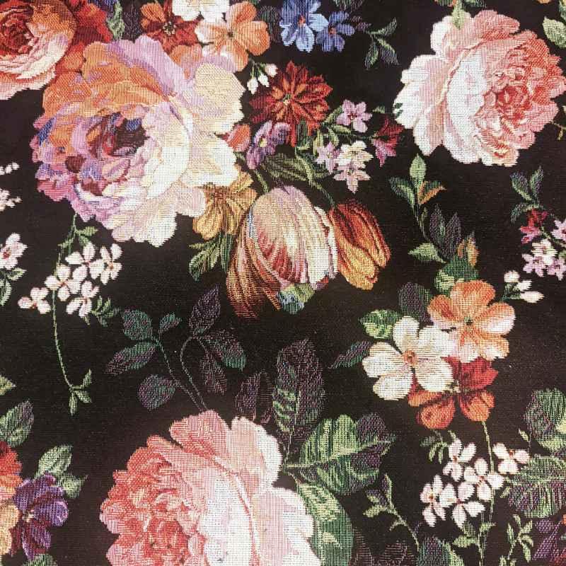 Tapestry Fabric FLORAL ELEGANCE Gobelin Premium | Fabric Design Treasures