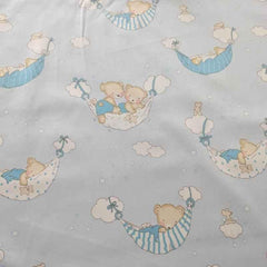 Teddy Bear, Teddy Bears in a Hammock, Nursery Fabric - Fabric Design Treasures
