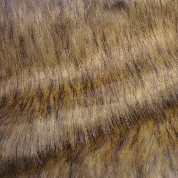 TISSAVEL Fur, Bronze Black Two Colors Long Pile 30/38 - Fabric Design Treasures
