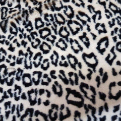 TISSAVEL Fur, Classic Cheetah Fur in Black & Cream | Fabric Design Treasures