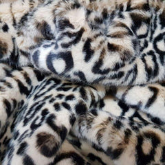 TISSAVEL Fur, Classic Cheetah Fur in Black & Cream | Fabric Design Treasures