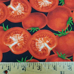 Tomato Fabric, Fruit Fabric, Food Fabric | Fabric Design Treasures