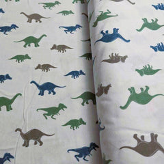 Toss Dinosaur Wide Back FLANNEL | Fabric Design Treasures