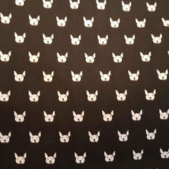 Whiskers & Tails, Toss Dog Head, Dog Fabric | Fabric Design Treasures