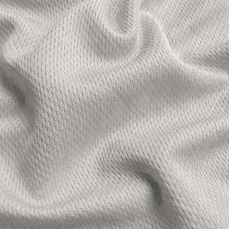 White AWJ, Athletic Wicking Jersey Rice Mesh Fabric - Fabric Design Treasures