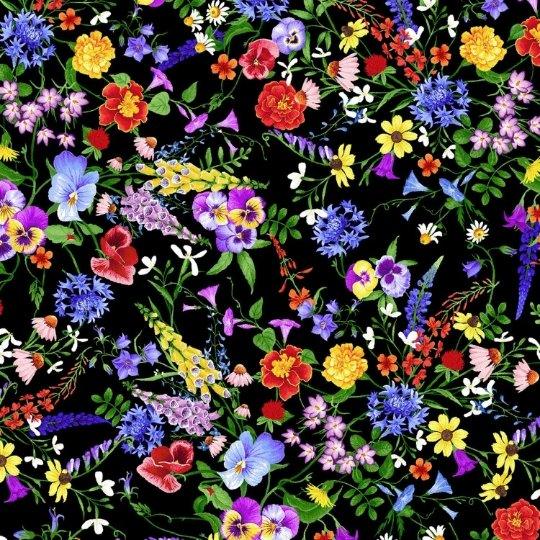 Wild Meadow Fabric by Timeless Treasures | Fabric Design Treasures