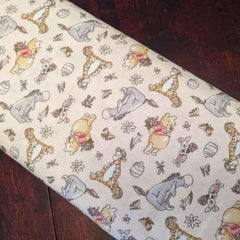 Winnie the Pooh & His Friends FLANNEL fabric | Fabric Design Treasures